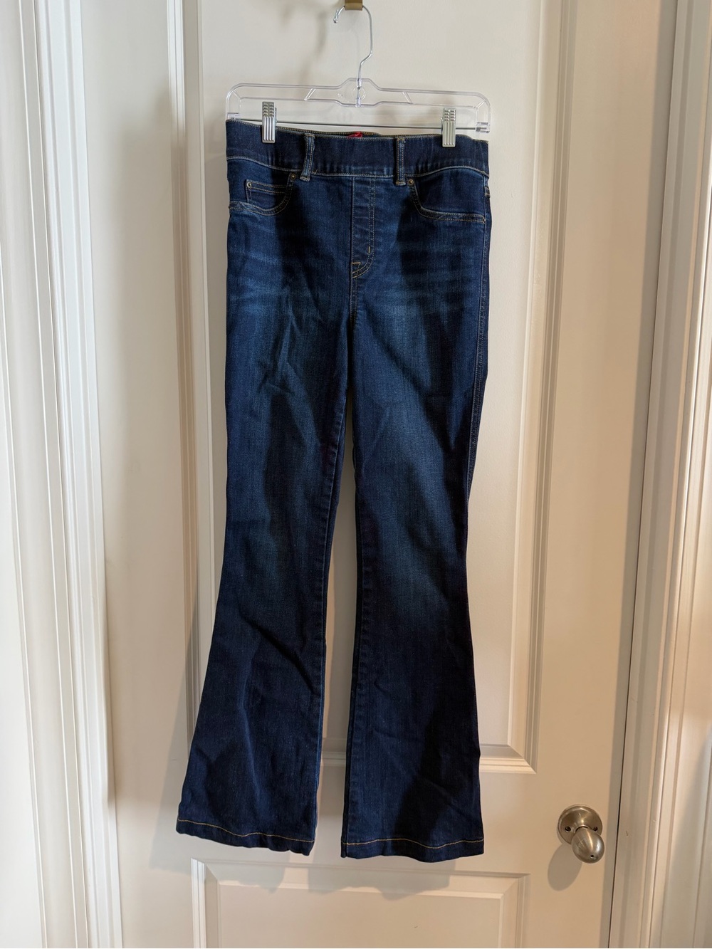 SPANX Dark Wash Flare Jeans